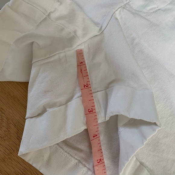 Banana Republic White Shorts Size 0 Martin Fit - Picture 12 of 13